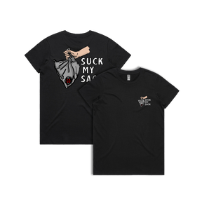 XS / Black / Small Front & Large Back Design Goon Sack 🍷 - Women's T Shirt