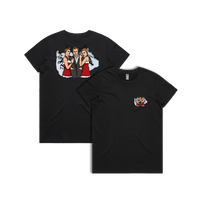 XS / Black / Small Front & Large Back Design Love Actually 💖 - Women's T Shirt