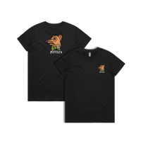 XS / Black / Small Front & Large Back Design Phteven Good Boy 🐶 - Women's T Shirt