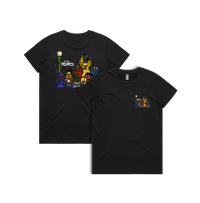 XS / Black / Small Front & Large Back Design Sesame Gang 🥴 - Women's T Shirt