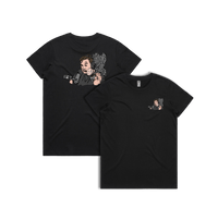 XS / Black / Small Front & Large Back Design Smokin' Elon 💨 - Women's T Shirt
