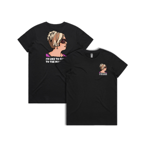XS / Black / Small Front & Large Back Design Unleash the Karen 😤 - Women's T Shirt