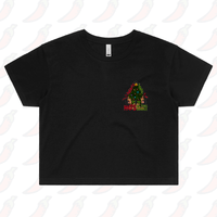 XS / Black WAP Christmas 😻🎄- Women's Crop Top