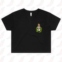 XS / Black Will Ferrell Elf Christmas 🧝🎄- Women's Crop Top