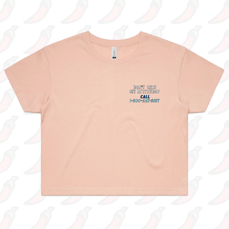 XS / Pink Attitude ☎️ - Women's Crop Top