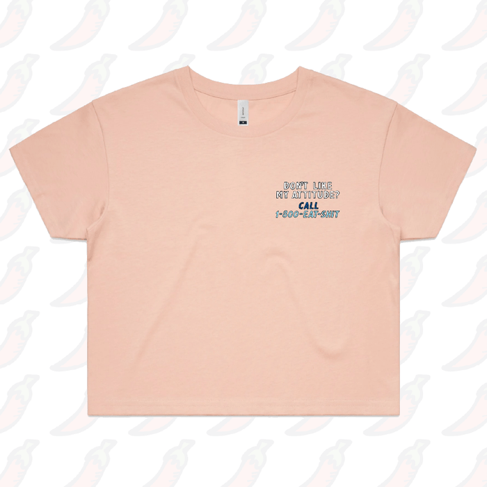 XS / Pink Attitude ☎️ - Women's Crop Top