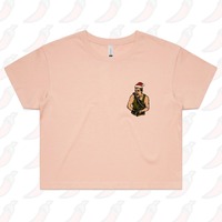 XS / Pink Die Hard Christmas 🧨🎄- Women's Crop Top