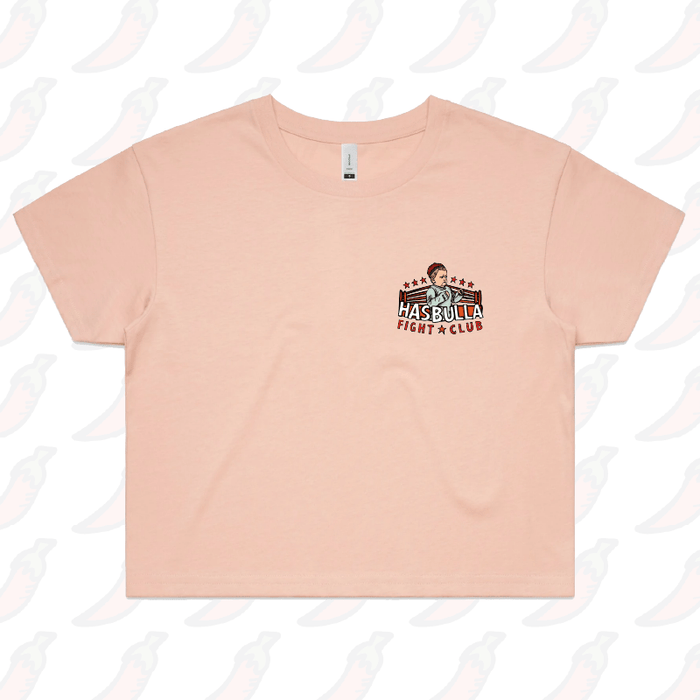 XS / Pink Hasbulla Fight Club 🥊 - Women's Crop Top