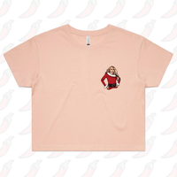 XS / Pink Mariah Christmas 🎁- Women's Crop Top