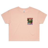 XS / Pink Mother Of Plants 🌱🎍 – Women's Crop Top