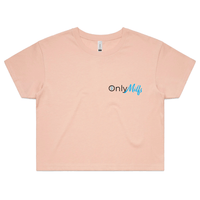 XS / Pink Only Milfs 👩‍👧‍👦👀 – Women's Crop Top