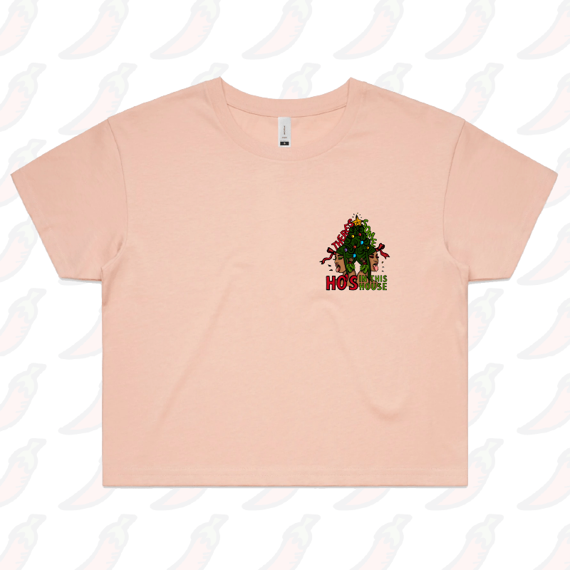 XS / Pink WAP Christmas 😻🎄- Women's Crop Top
