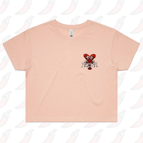 XS / Pink You’re My Lobster 🦞- Women's Crop Top