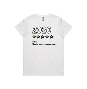 XS / White / Large Front Design 2020 Review ⭐ - Women's T Shirt