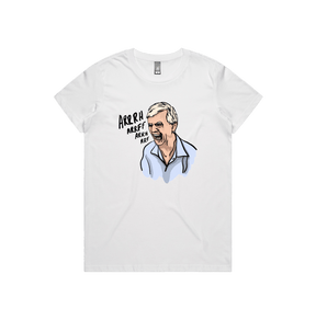 XS / White / Large Front Design Barking Dog Man 🗣️ - Women's T Shirt