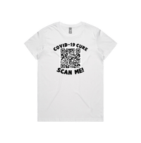 XS / White / Large Front Design Big Barry UNCENSORED QR Prank 🍆 - Women's T Shirt