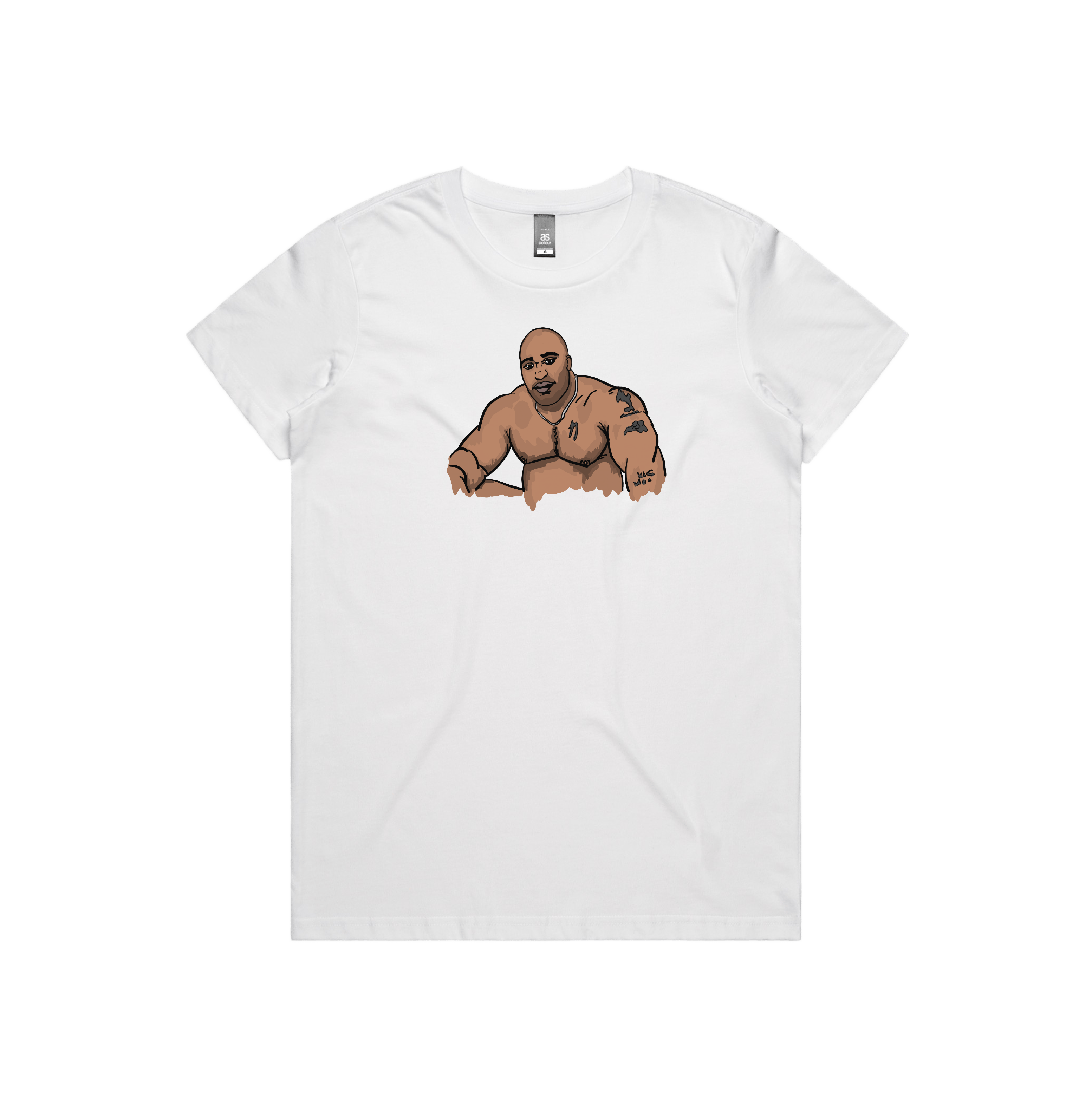 XS / White / Large Front Design Big Barry 🍆 - Women's T Shirt