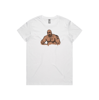 XS / White / Large Front Design Big Barry 🍆 - Women's T Shirt