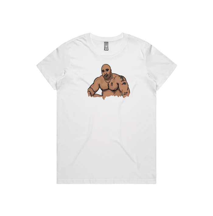 XS / White / Large Front Design Big Barry 🍆 - Women's T Shirt