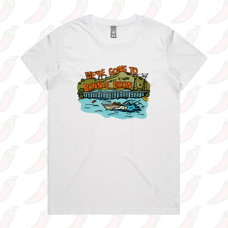 XS / White / Large Front Design Bonnie Doon 🚤 - Women's T Shirt