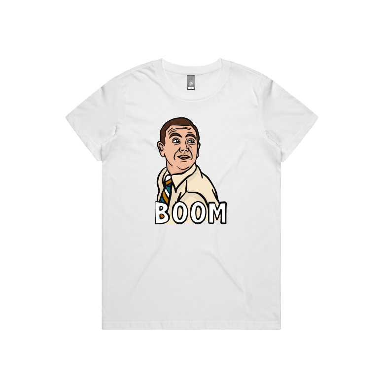 XS / White / Large Front Design Boom Boyle 🚨 - Women's T Shirt