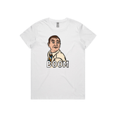 XS / White / Large Front Design Boom Boyle 🚨 - Women's T Shirt