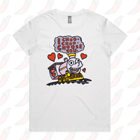 XS / White / Large Front Design Choo Choo Choose You 🚂- Women's T Shirt