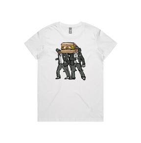 XS / White / Large Front Design Coffin Dance ⚰️ - Women's T Shirt