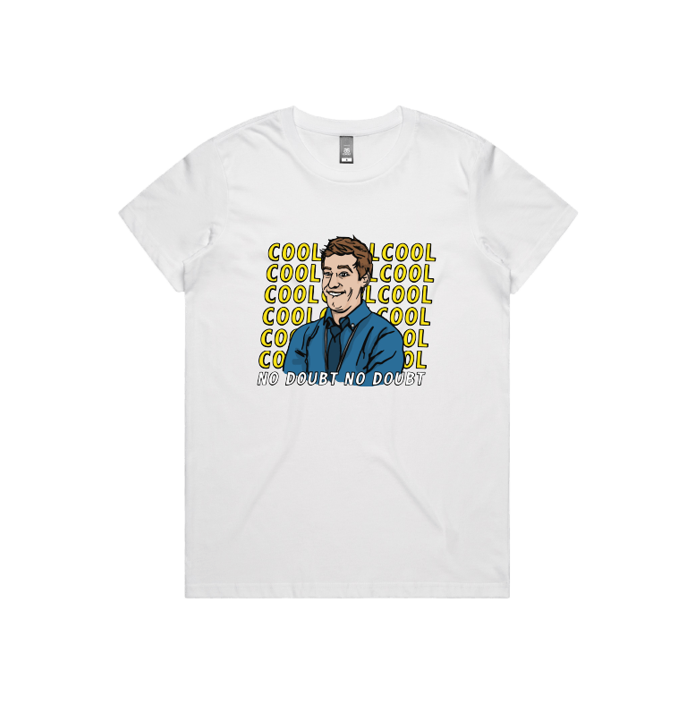 XS / White / Large Front Design Cool Cool Cool 👮‍♂️ - Women's T Shirt