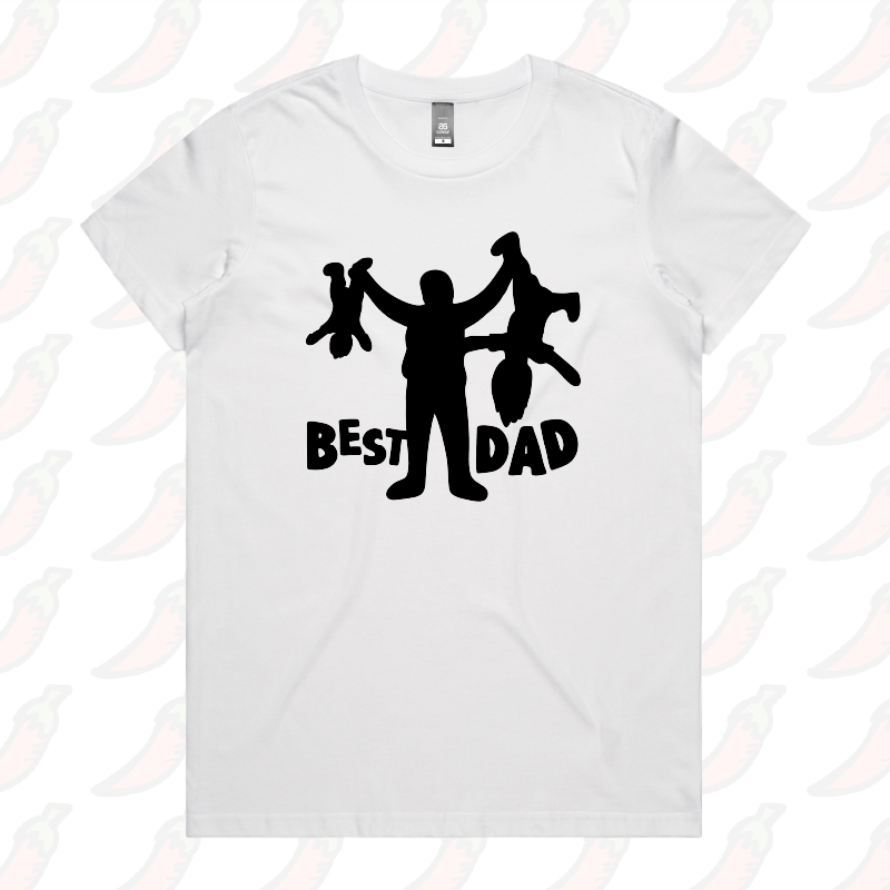 XS / White / Large Front Design Dad’s Day Care 👨‍🍼 – Women's T Shirt