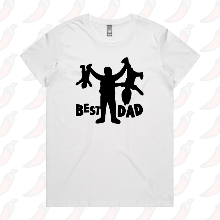 XS / White / Large Front Design Dad’s Day Care 👨‍🍼 – Women's T Shirt