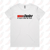 XS / White / Large Front Design Dadco 🔧💨 –  Women's T Shirt