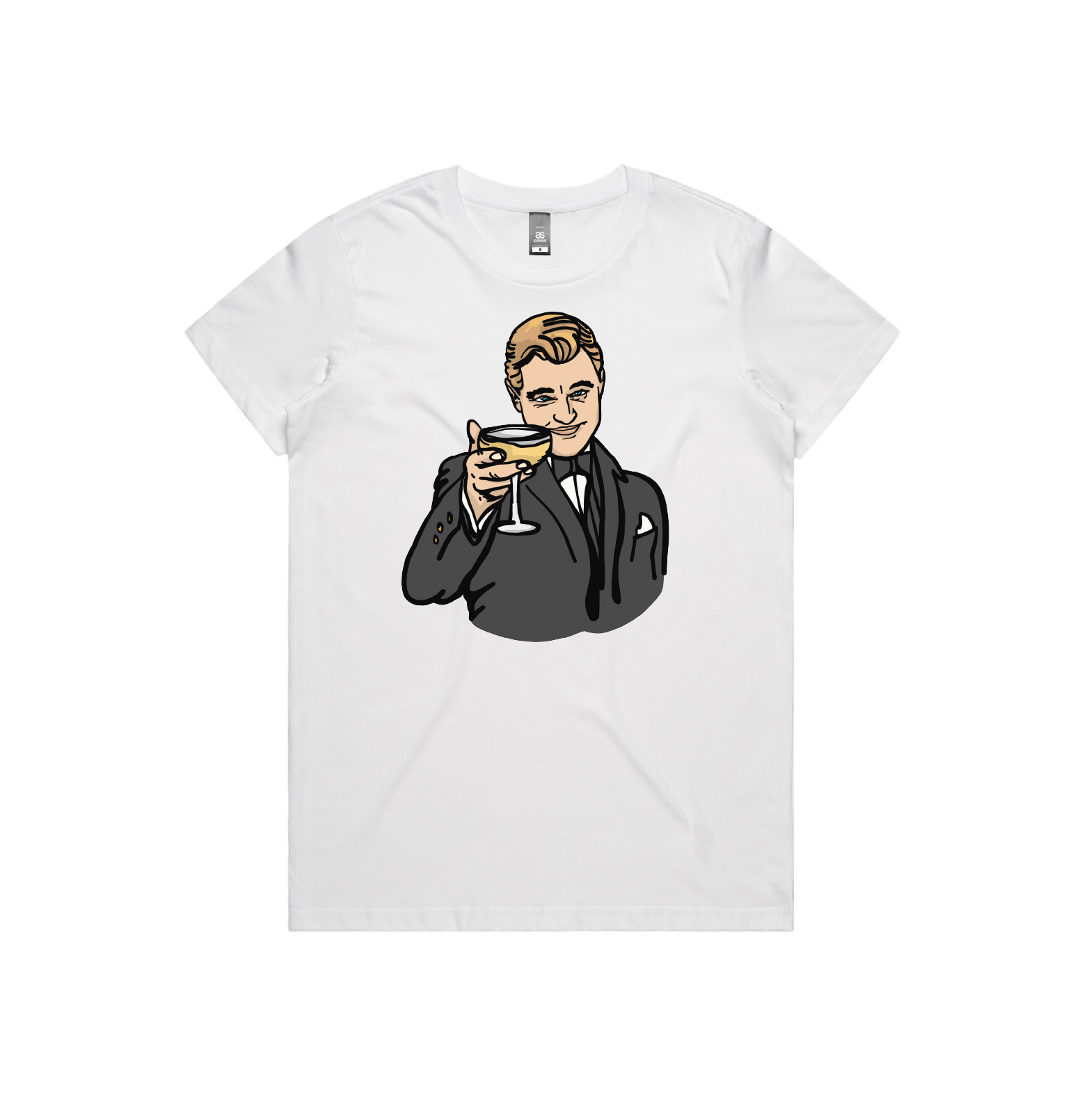 XS / White / Large Front Design DiCaprio Gatsby Cheers 🍸 - Women's T Shirt