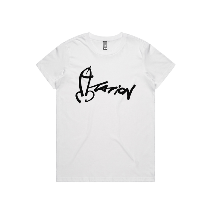 XS / White / Large Front Design Dictation 📏 - Women's T Shirt