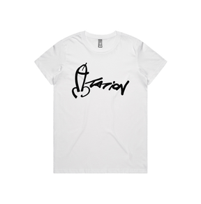 XS / White / Large Front Design Dictation 📏 - Women's T Shirt