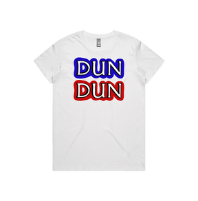 XS / White / Large Front Design Dun Dun 🚔 - Women's T Shirt
