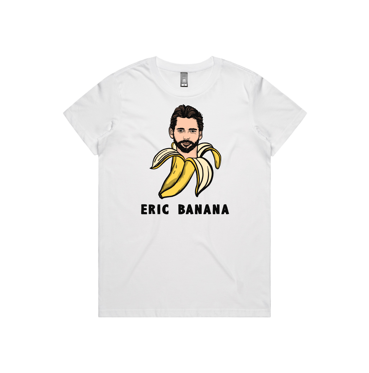 XS / White / Large Front Design Eric Banana 🍌 - Women's T Shirt
