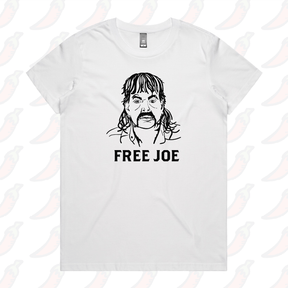 XS / White / Large Front Design Free Joe 🚔 - Women's T Shirt