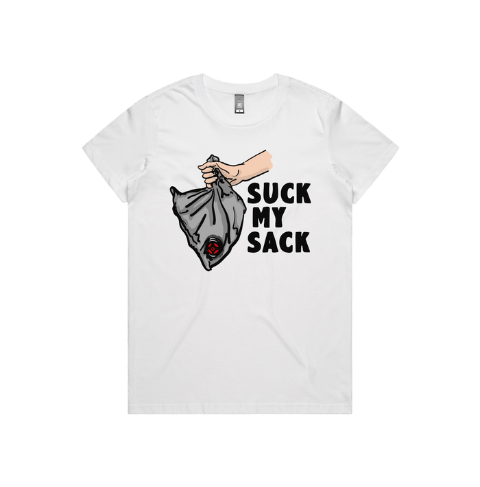 XS / White / Large Front Design Goon Sack 🍷 - Women's T Shirt