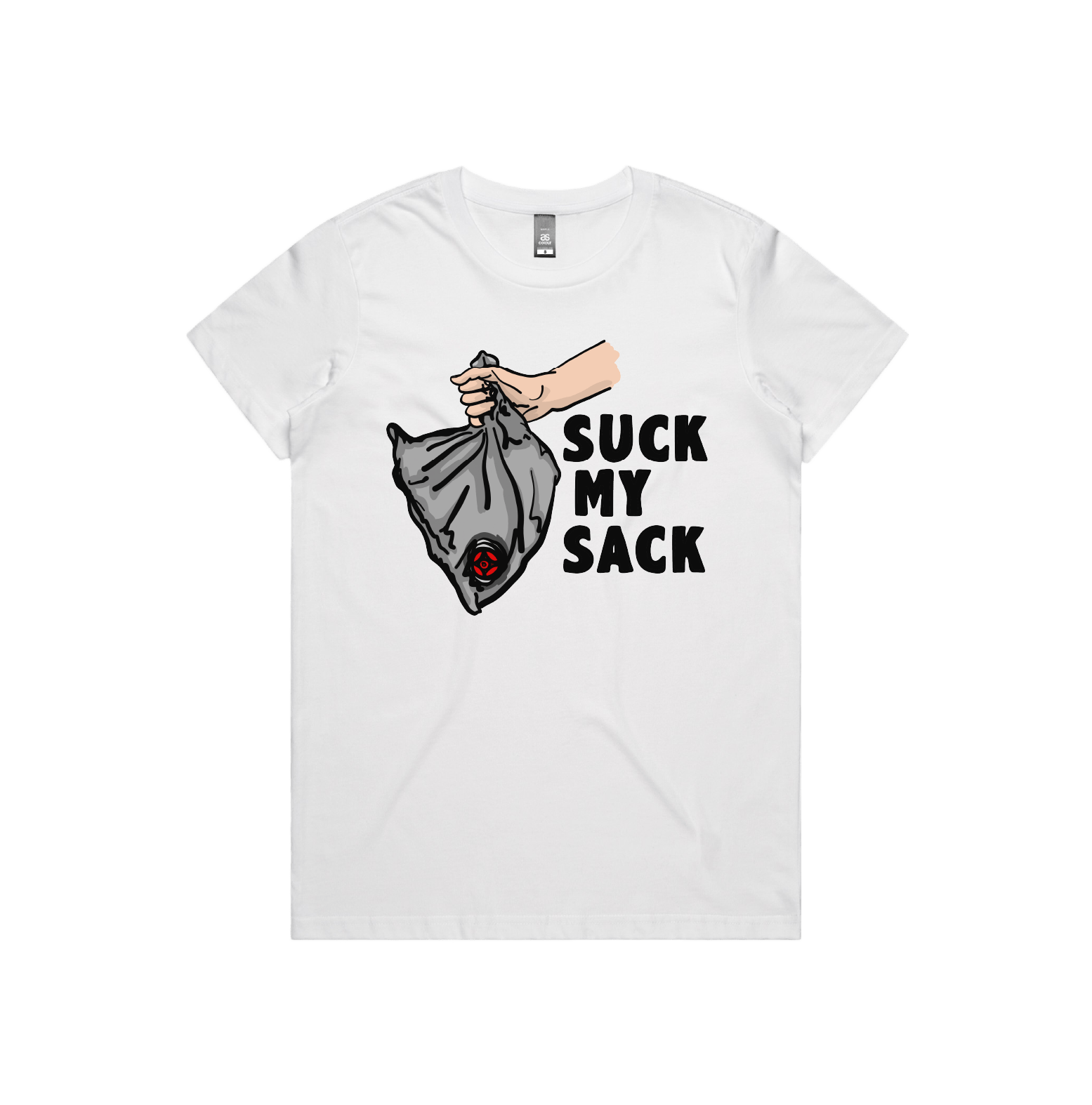 XS / White / Large Front Design Goon Sack 🍷 - Women's T Shirt