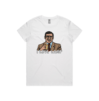 XS / White / Large Front Design I Love Lamp ❤️ - Women's T Shirt