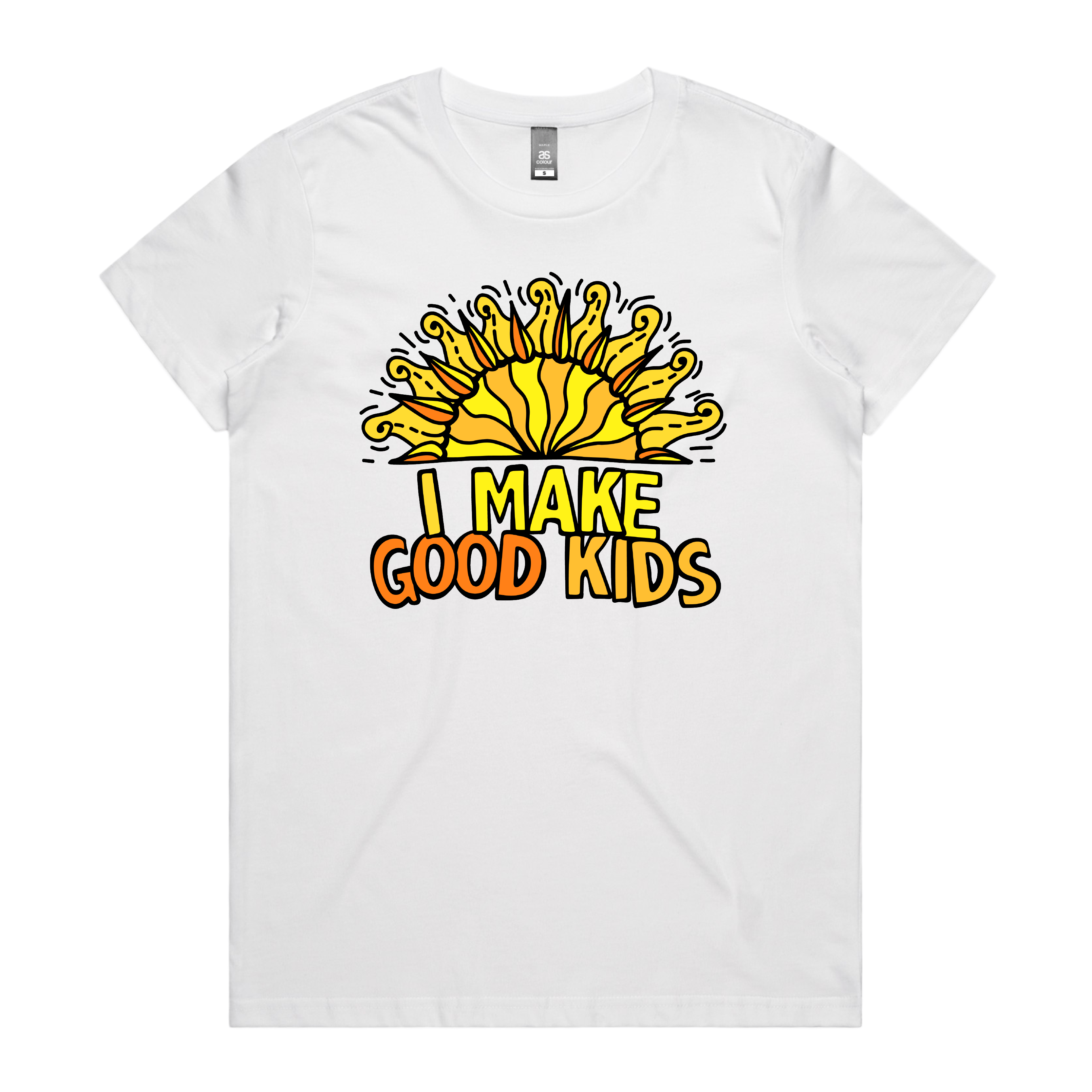 XS / White / Large Front Design I Make Good Kids 👩‍👧‍👦 – Women's T Shirt