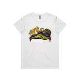 XS / White / Large Front Design Jabba The Slut ⛓️ - Women's T Shirt