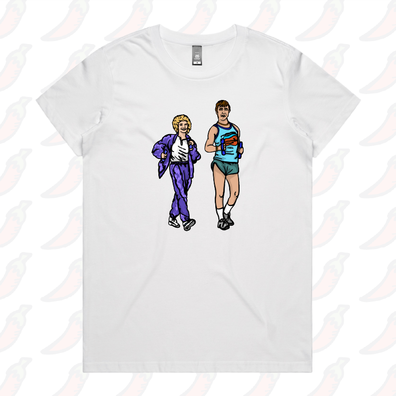 XS / White / Large Front Design Kath & Kel 🚶‍♀️🚶‍♂️ - Women's T Shirt