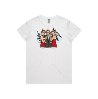 XS / White / Large Front Design Love Actually 💖 - Women's T Shirt