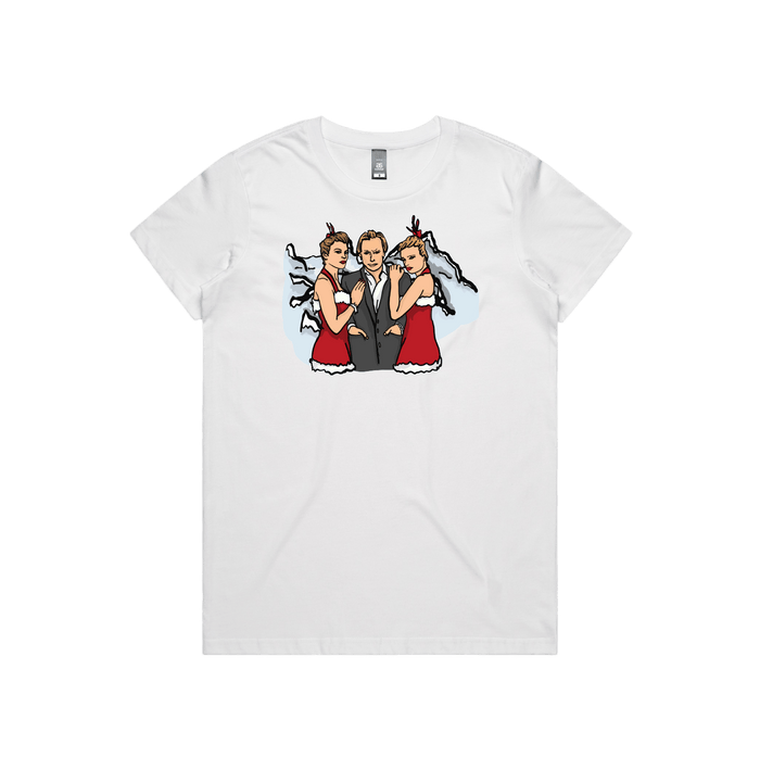 XS / White / Large Front Design Love Actually 💖 - Women's T Shirt