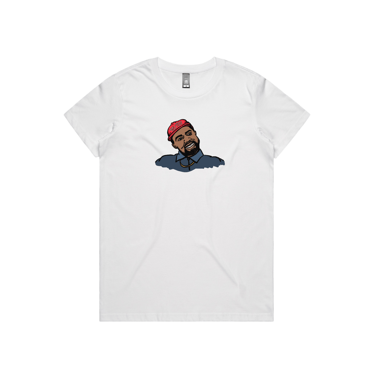 XS / White / Large Front Design Make America Yeezy Again 🦅 - Women's T Shirt
