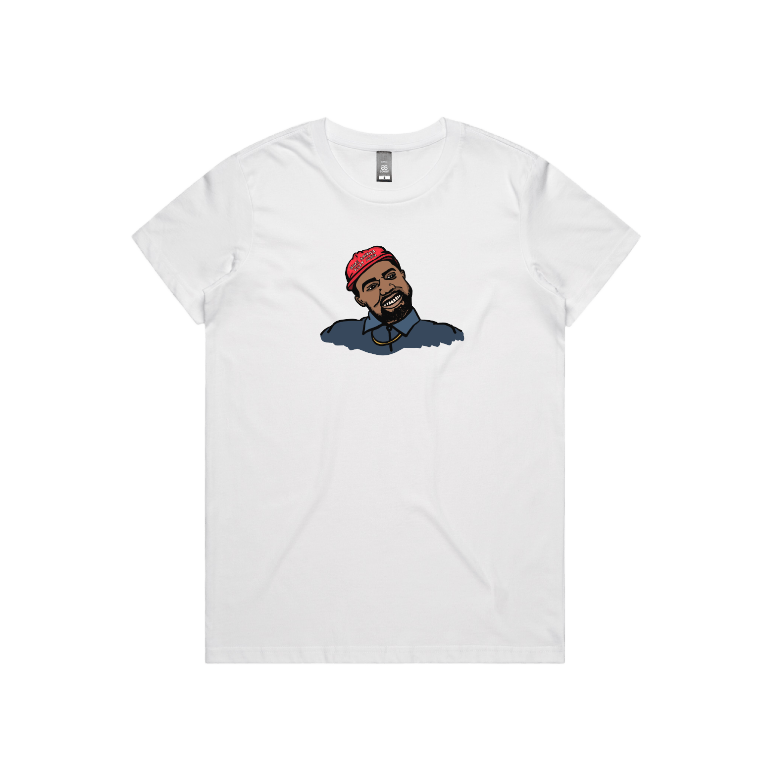 XS / White / Large Front Design Make America Yeezy Again 🦅 - Women's T Shirt