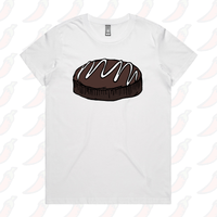 XS / White / Large Front Design Mud Cake 🎂 - Women's T Shirt