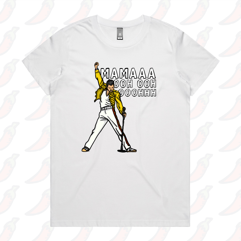 XS / White / Large Front Design Mummaaaaa 🎙️ - Women's T Shirt